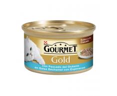 Gourmet Gold Guiso a la Cazuela Pescado del Océano y Espinacas