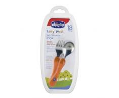 Chicco Cubiertos Chicco Acero Inox 18m+