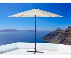 Beliani Sombrilla De Jardín - Color Beige - Metal - Ø 267 Cm - Varese (33726)