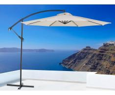 Beliani Sombrilla De Jardín - Color Beige- Metal - Ø 293 Cm - Ravenna (33780)