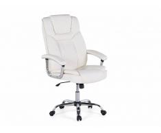 Beliani Silla De Oficina - Giratoria - Piel Sintética - Beige - Advance (50366)