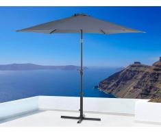 Beliani Sombrilla De Jardín - Color Antracita - Metal - Ø 267 Cm - Varese (33725)