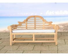 Beliani Colchón Para Banco De Jardín Marlboro - 152x52x5cm - Color Beige (17337)