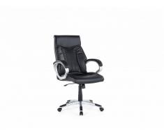Beliani Silla De Oficina - Giratoria - En Piel Piel Sintética - Negro - Triumph (40429)