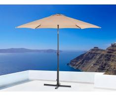 Beliani Sombrilla De Jardín - Color Moca- Metal - Ø 267 Cm - Varese (33722)