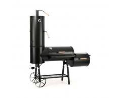 klarstein Monstertruck barbacoa de carbón ahumador smoker 5200 cm² negro