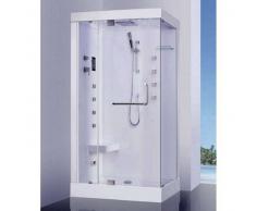 Cabina de hidromasaje AZENHA, ángulo izquierdo