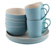 Outwell Bamboo Dinner Set 4 Persons de vajilla