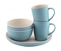 Outwell Bamboo Dinner Set 2 Persons de vajilla