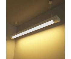 VidaXL Lámpara LED colgante de techo, color blanco cálido 28 W con accesorios