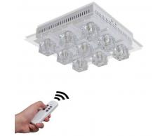 VidaXL Lámpara de techo colgante LED, con colores cambiantes RGB 9