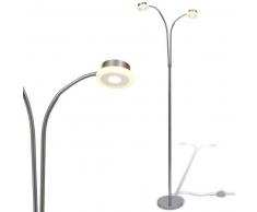 VidaXL Lámpara de Pie con 2 Brazos Ajustables y LED Incorporado x 5 W
