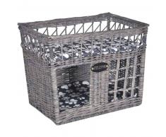 VidaXL Casita/Cama/Rascador de Mimbre para Gato con Cojines (Forma Cuadrada)