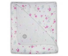 Jollein Manta de bebé muselina flores 120x120 cm rosa 521-557-65058