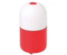 SMOOZ Bean lámpara de mesa/de noche roja con LED 4508001