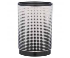Sealskin Papelera con pedal Speckles negra 4,5 L 361892419