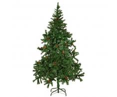 VidaXL Árbol De Navidad Artificial Con Piña 180 cm