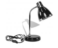 Grundig Lámpara negra de escritorio flexible 45 cm