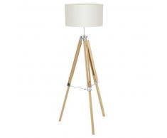 EGLO Lámpara de pie Lantada 94324, 150 cm, beige