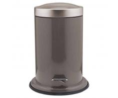 Sealskin Papelera con pedal Acero gris topo 3 L 361732424