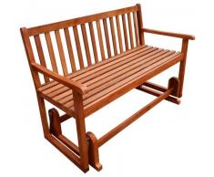 VidaXL banco mecedor para terraza de madera acacia