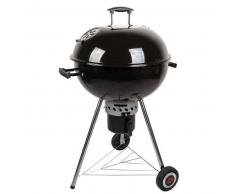 Grillchef Barbacoa de carbón kettle 53.5 cm negra11100