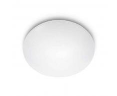 Philips Lámpara de techo LED myLiving Suede blanca 4x3 W 318013116