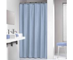 Sealskin Cortina de ducha modelo Madeira azúl petroleo 180cm 238501320
