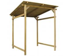 VidaXL Cobertizo de almacenamiento madera para jardín 180 x 200 cm
