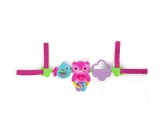 Bright Starts Barra de juguetes musical Busy Birdies rosa K52159