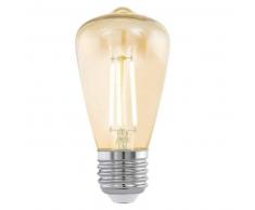EGLO Bombilla LED de estilo vintage E27 ST48 11553, Color ámbar