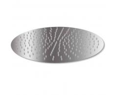 VidaXL Cabezal de ducha redondo efecto lluvia acero inoxidable 40 cm