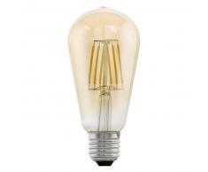 EGLO Bombilla LED de estilo vintage E27 ST64 11521, Ámbar