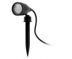 EGLO Foco LED al aire libre Nema 1 3 W negro 93384
