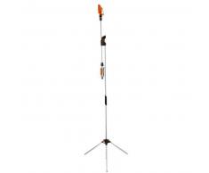 Black & Decker Ducha de jardín telescópica 2 en 1 185-225 cm 34671