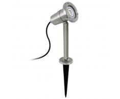 EGLO Foco LED exterior Nema plateado 94111