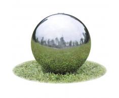VidaXL Fuente decorativa de tipo bola con leds para jardín