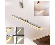 ADUNA Lámpara Colgante LED Cromo, 1 luz - 2200 Lumen - Moderno - Zona interior - 3000/6500 Kelvin - 2 - 4 días laborables .