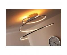 Ringos Lámpara de techo LED Cromo, 1 luz - 1300 Lumen - Moderno/Diseño/vivienda Juvenil/Fun - Zona interior - 3000 Kelvin - 2 - 4 días laborables .