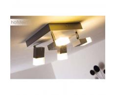 Maracay Lámpara de techo LED Aluminio, 4 luces - 510 Lumen - Moderno - Zona interior - 3000 Kelvin - 2 - 4 días laborables .