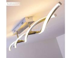 Dundas Lámpara de techo LED Acero inoxidable, 2 luces - 930 Lumen - Moderno/Diseño/vivienda Juvenil - Zona interior - 3000 Kelvin - 2 - 4 días laborables .