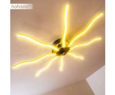Mapleton Lámpara de techo LED Níquel-mate, 8 luces - 2640 Lumen - Diseño - Zona interior - 3000 Kelvin - 2 - 4 días laborables .
