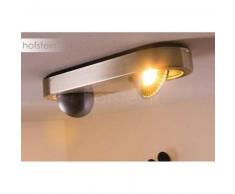 Granada Lámpara de techo LED Níquel-mate, 2 luces - 510 Lumen - Moderno - Zona interior - 3000 Kelvin - 2 - 4 días laborables .