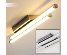 ISKUT Lámpara de Techo LED Cromo, 2 luces - 800 Lumen - Moderno - Zona interior - 3000 Kelvin - 2 - 4 días laborables .