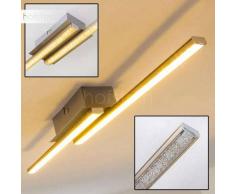 ANZAC Lámpara de Techo LED Níquel-mate, 1 luz - 490 Lumen - Moderno - Zona interior - 3000 Kelvin - 2 - 4 días laborables .