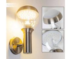 CORDOVA Aplique para Exterior LED Acero inoxidable, 1 luz - 750 Lumen - Moderno - Zona exterior - 3000 Kelvin - 2 - 4 días laborables .