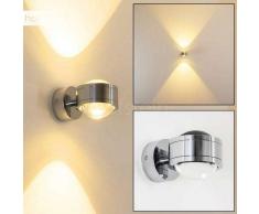 INDORE Aplique LED Cromo, 2 luces - 600 Lumen - Moderno - Zona exterior - 3000 Kelvin - 2 - 4 días laborables .