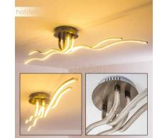 NOORVIK Lámpara de Techo LED Níquel-mate, 1 luz - 2490 Lumen - Moderno - Zona interior - 3200 Kelvin - 2 - 4 días laborables .