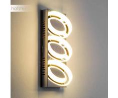 Moengo Aplique LED Cromo, 3 luces - 220 Lumen - Diseño - Zona interior - 3000 Kelvin - 2 - 4 días laborables .