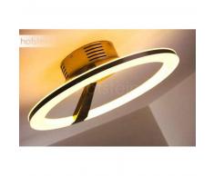 Tijuana Lámpara de techo LED Níquel-mate, 1 luz - 2700 Lumen - Diseño - Zona interior - 3000 Kelvin - 2 - 4 días laborables .